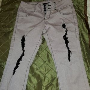 Hot topic Size 3 high waist, super skinny jeans